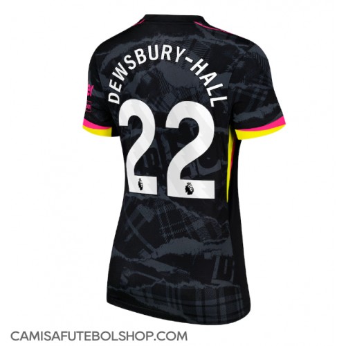 Camisa de time de futebol Chelsea Kiernan Dewsbury-Hall #22 Replicas 3º Equipamento Feminina 2024-25 Manga Curta